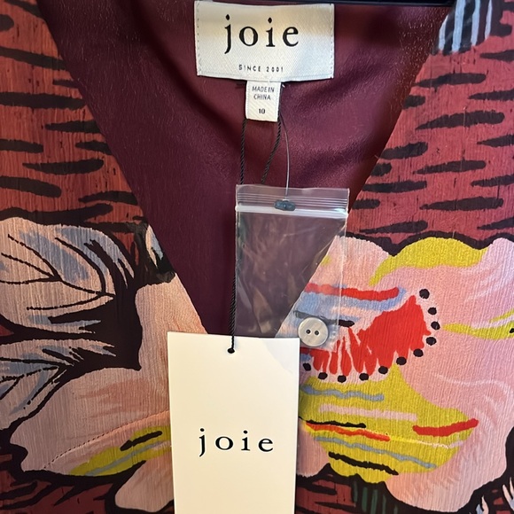 Brand new JOIE, Odilia Silk Mini Dress Size 10 - Picture 2 of 5